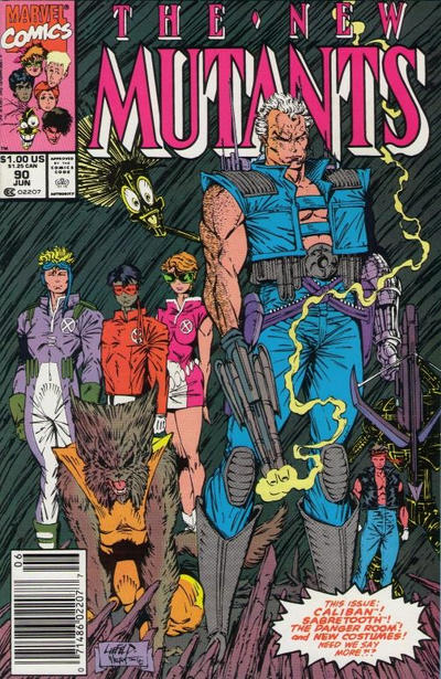 The New Mutants #90 [Newsstand]-Very Good (3.5 – 5)