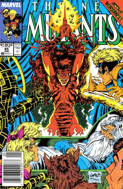 The New Mutants #85 [Newsstand]-Good (1.8 – 3)