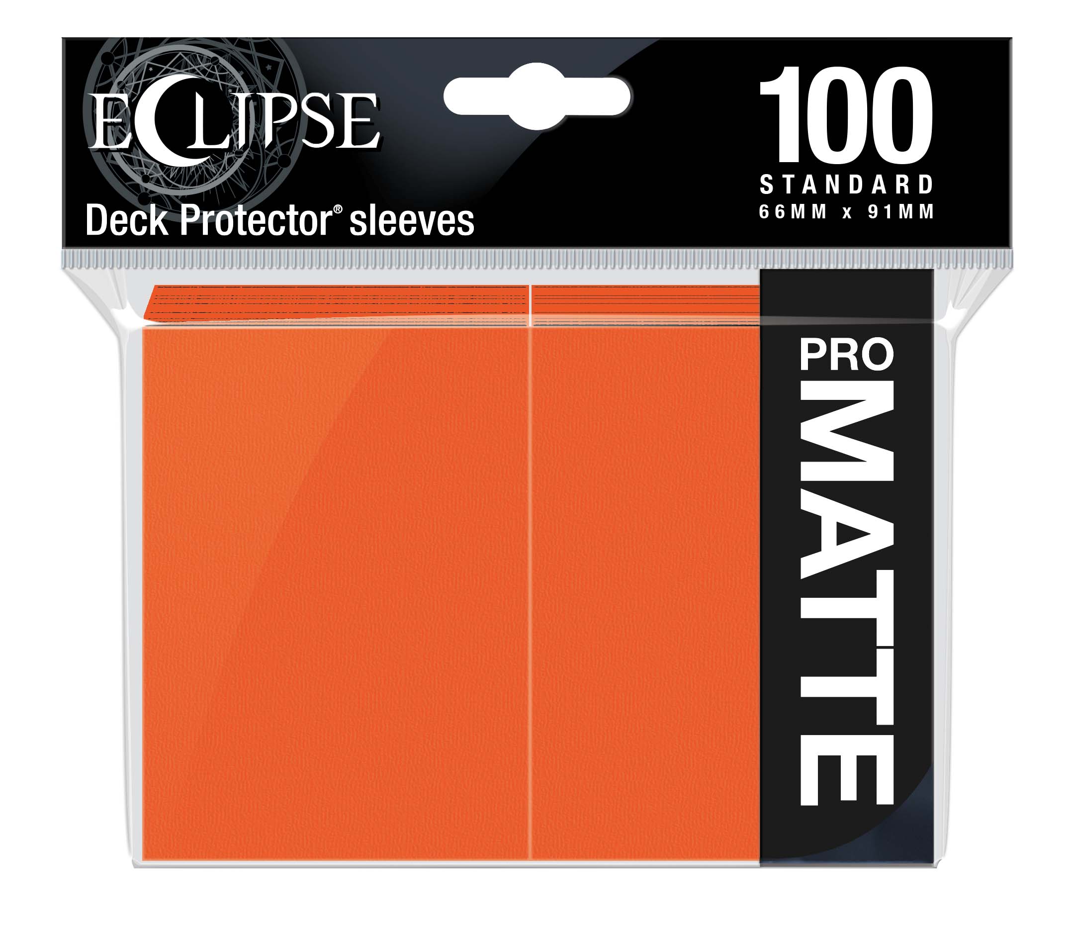 Ultra Pro: Eclipse Matte Standard Sleeves (100 count ) - Pumpkin Orange