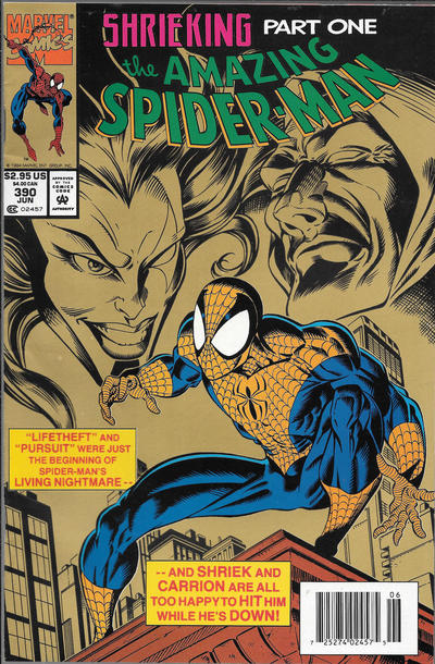 The Amazing Spider-Man #390 [Newsstand - Deluxe] - Fn-