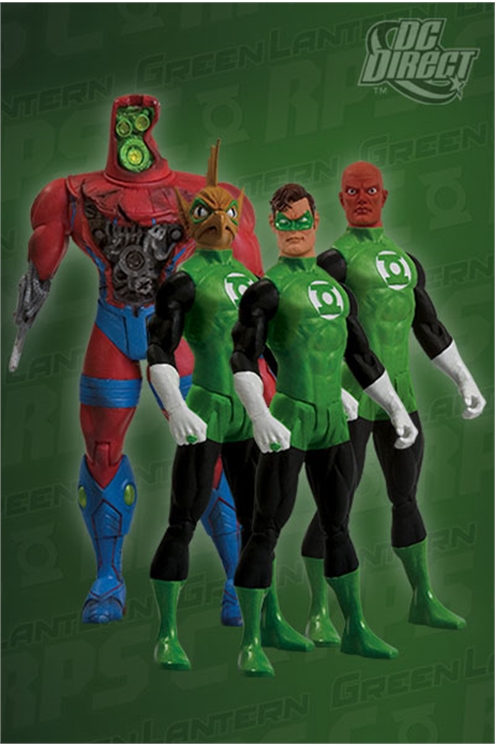 DC Direct Green Lantern Action Figure Box Set (2008) Signed By Ron Marz (2012)