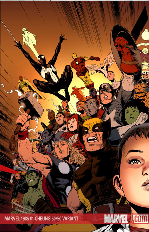 Marvel 1985 #1 (50/50 Variant) (2008)