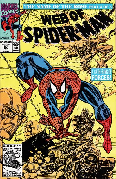 Web of Spider-Man #87 [Direct](1985) - Vf/Nm 9.0