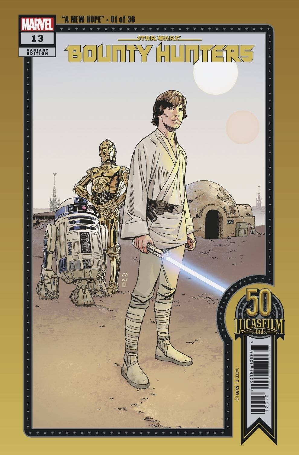 Star Wars: Bounty Hunters #13 Sprouse Lucasfilm 50th Variant