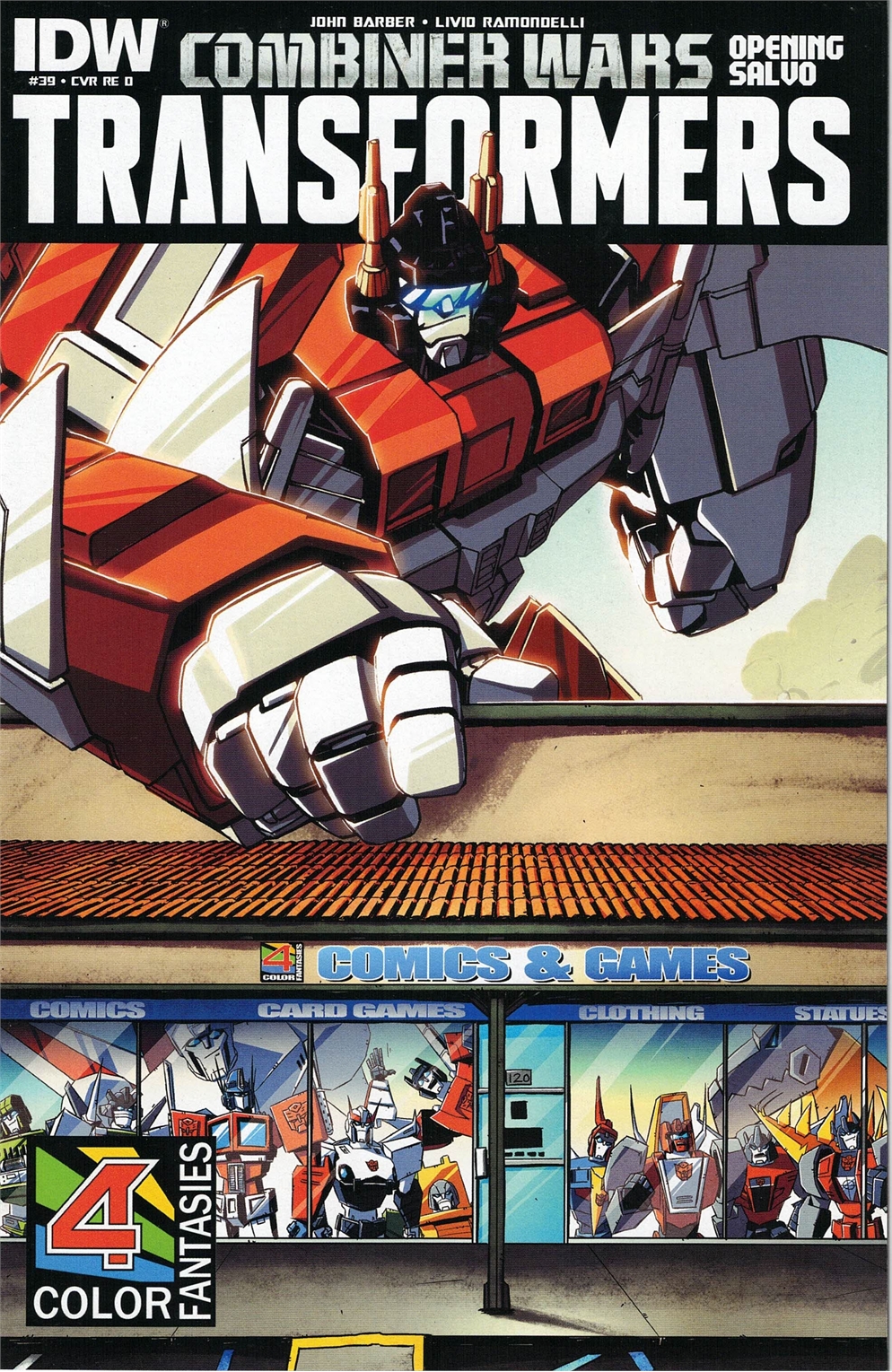 Transformers #39 4 Color Fantasies Exclusive Cover