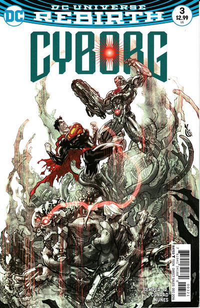 Cyborg #3 [Carlos D'anda Cover]-Very Fine (7.5 – 9)