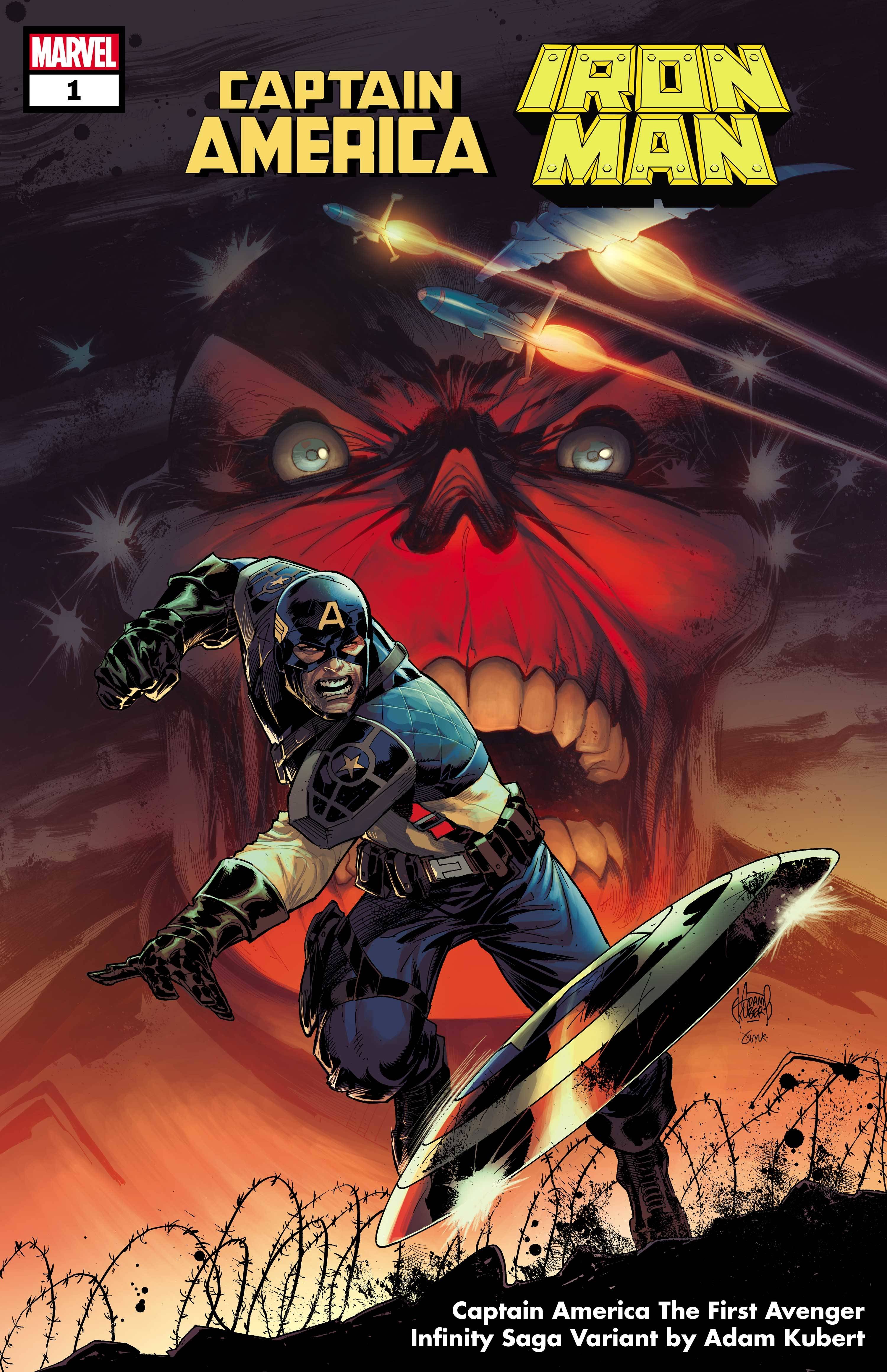 Captain America Iron Man #1 Kubert Infinity Saga Variant (Of 5)