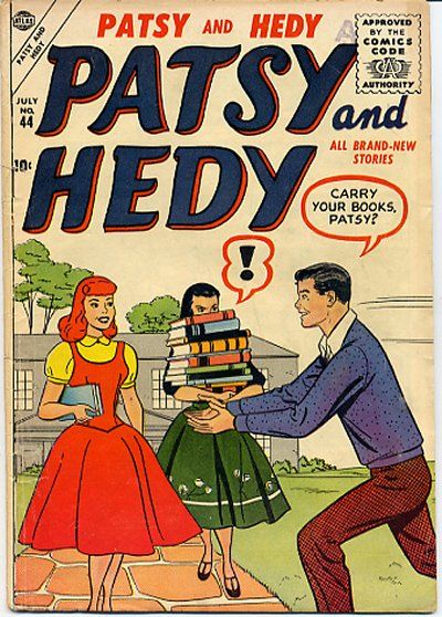 Patsy And Hedy #44-Good, Drawing On Cover