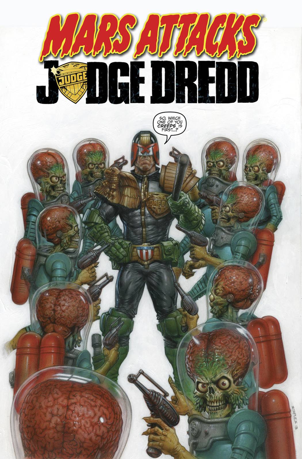 Mars Attacks Judge Dredd Graphic Novel