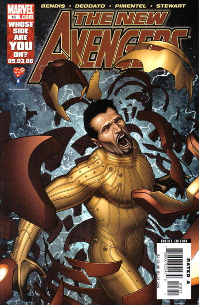 New Avengers #18 [Direct Edition]-Near Mint (9.2 - 9.8)