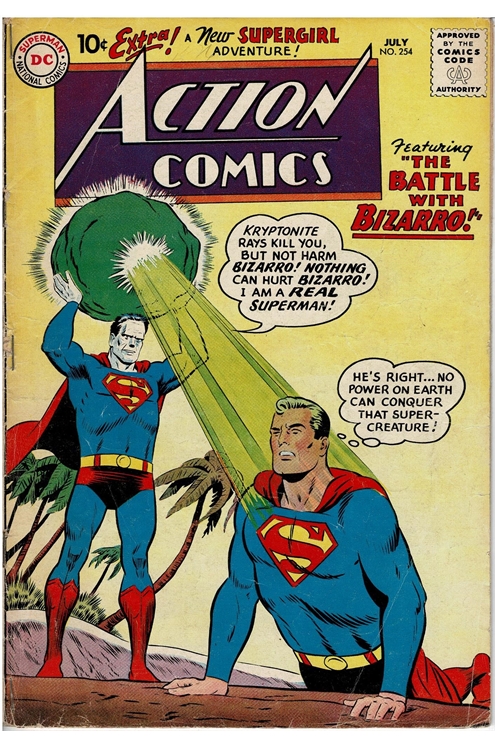 Action Comics #254-Good, Three Extra Staples