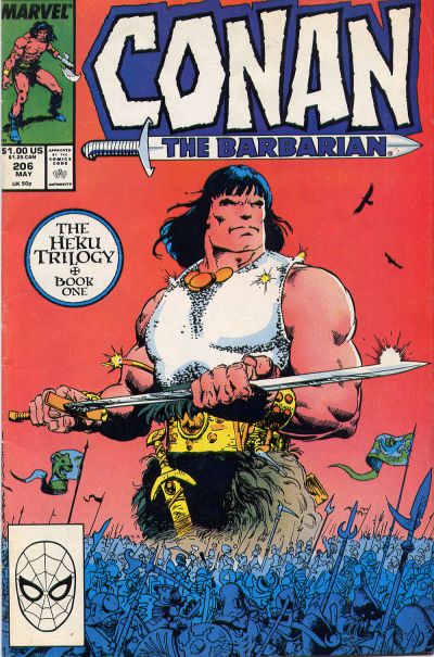 Conan The Barbarian #206 [Direct]-Fine (5.5 – 7)