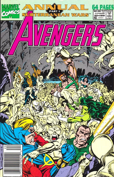 The Avengers Annual #20 [Newsstand]-Fine (5.5 – 7)