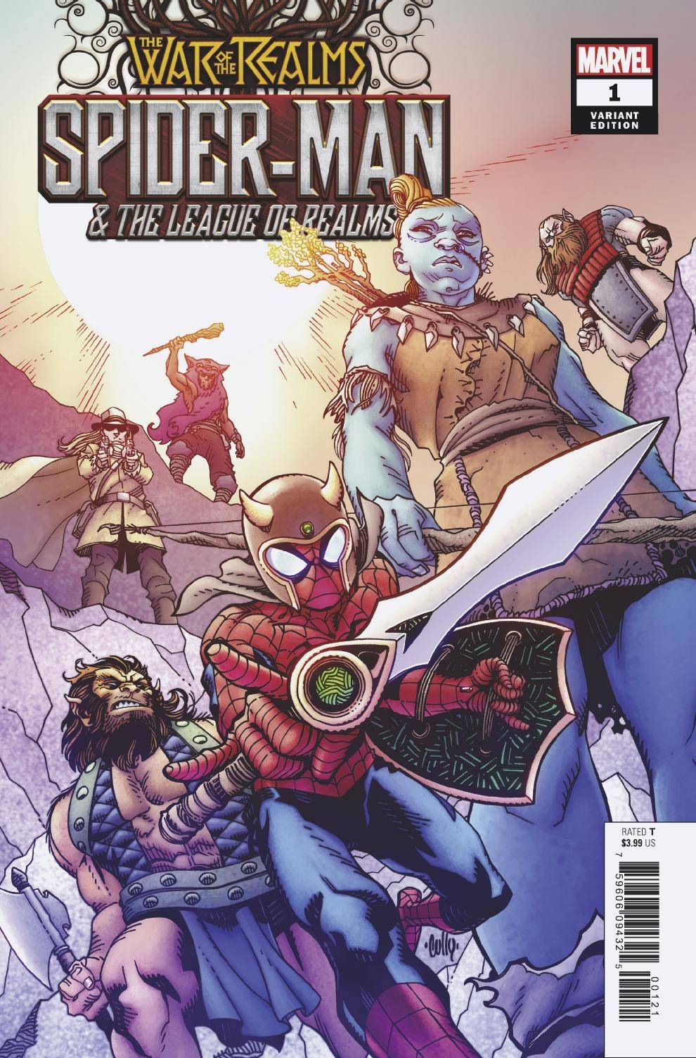 War of Realms Spider-Man & League of Realms #1 Hamner Variant (Of 3)