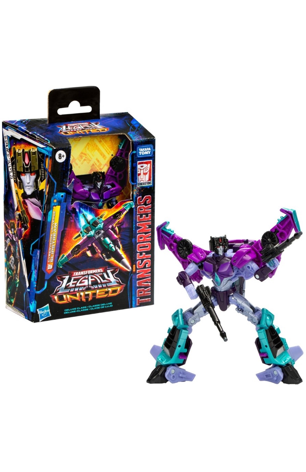 Transformers Legacy United Deluxe Class Cyberverse Universe Slipstream Action Figure