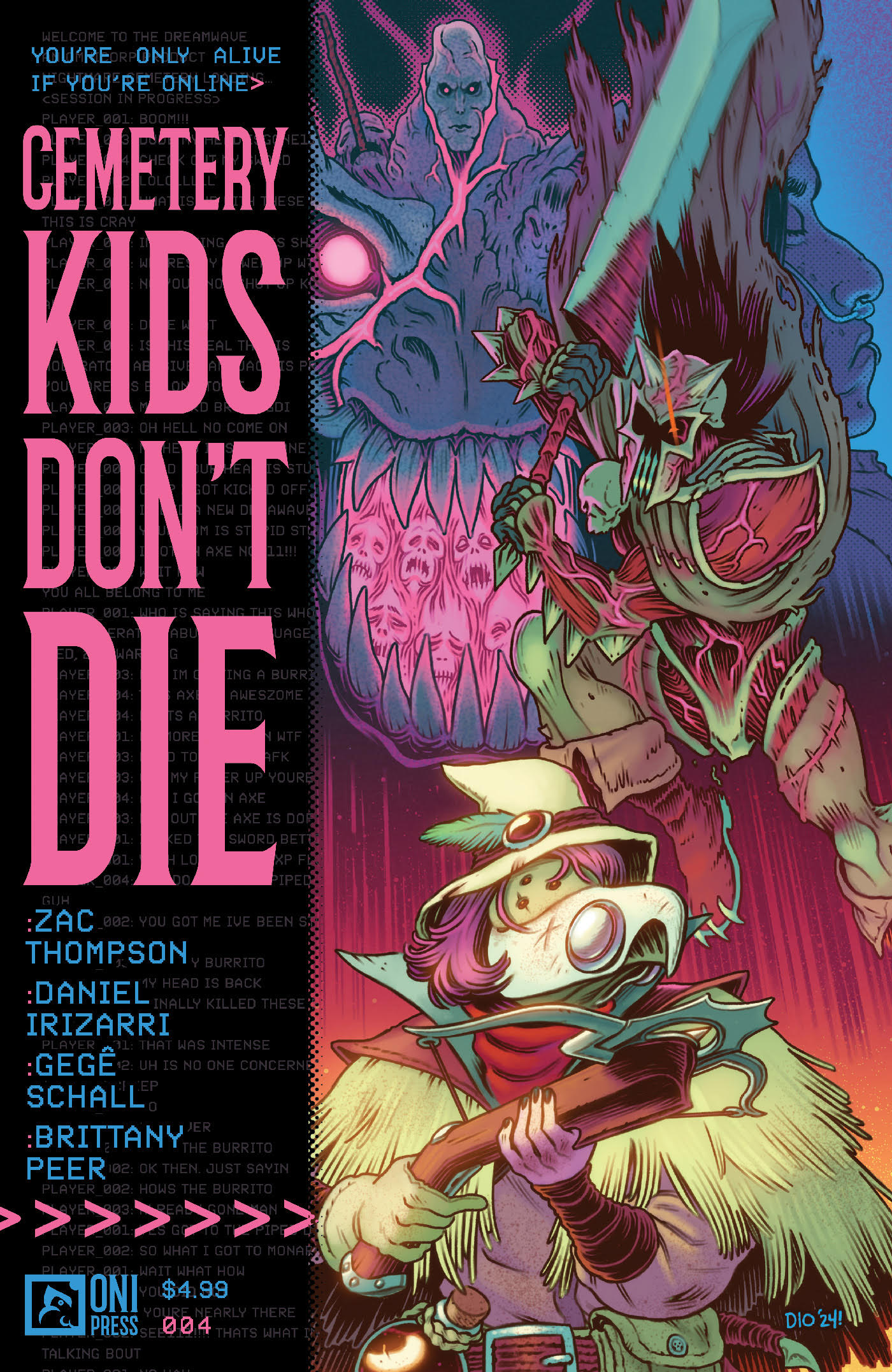 Cemetery Kids Don't Die #4 Cover A Daniel Irizarri (Of 4)