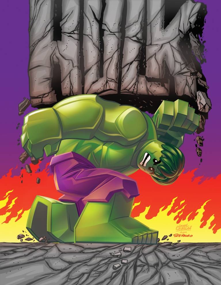 Indestructible Hulk #14 1 for 25 Lego Variant Leonel Castellani