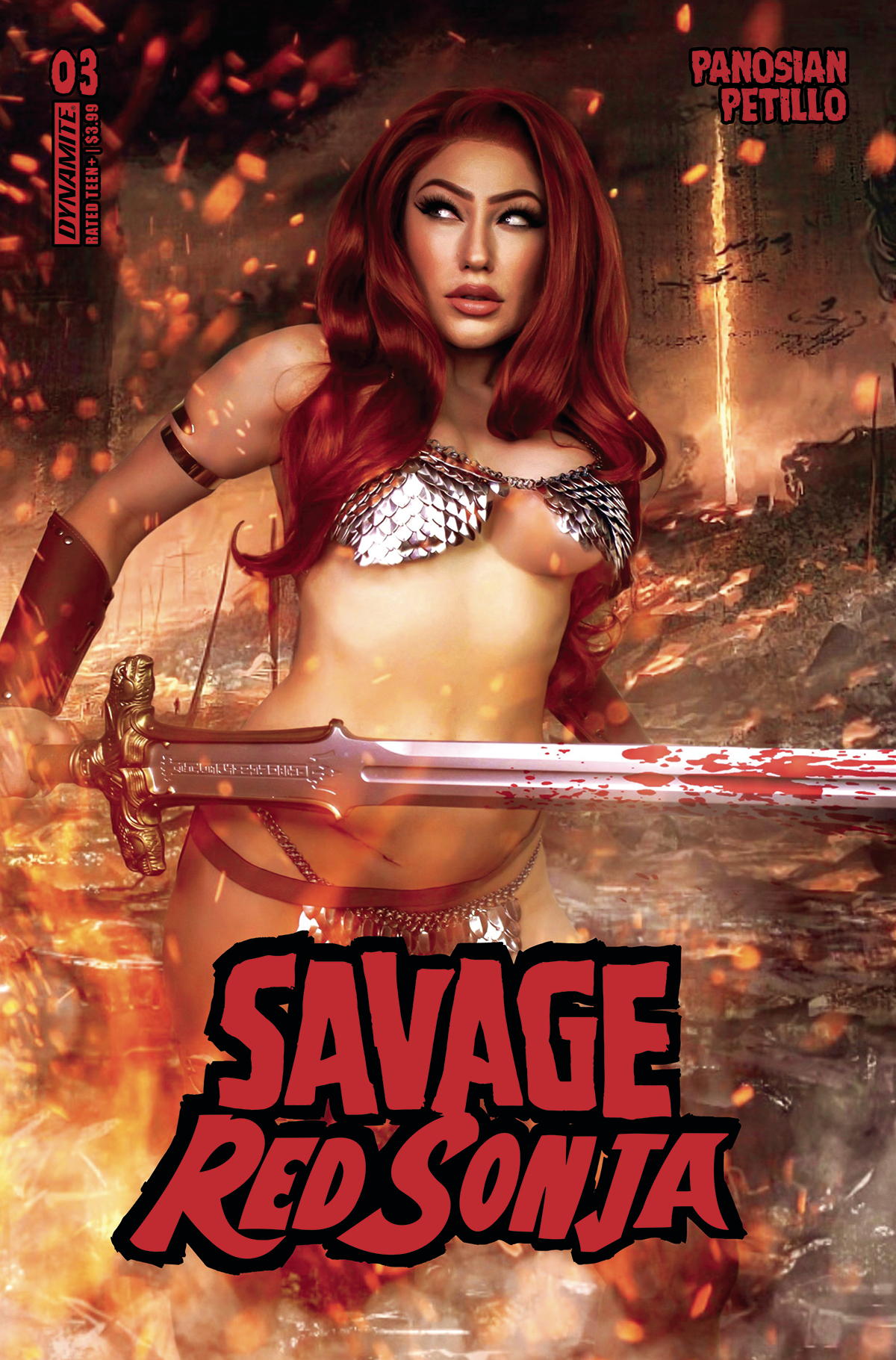 Savage Red Sonja #3 Cover D Cosplay