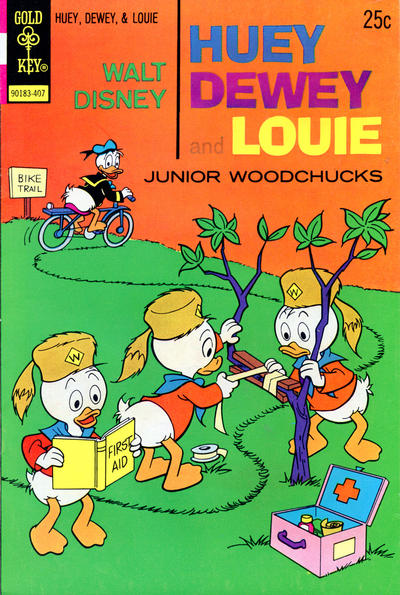 Walt Disney Huey, Dewey And Louie Junior Woodchucks #27 [Gold Key] - Vf/Nm 9.0