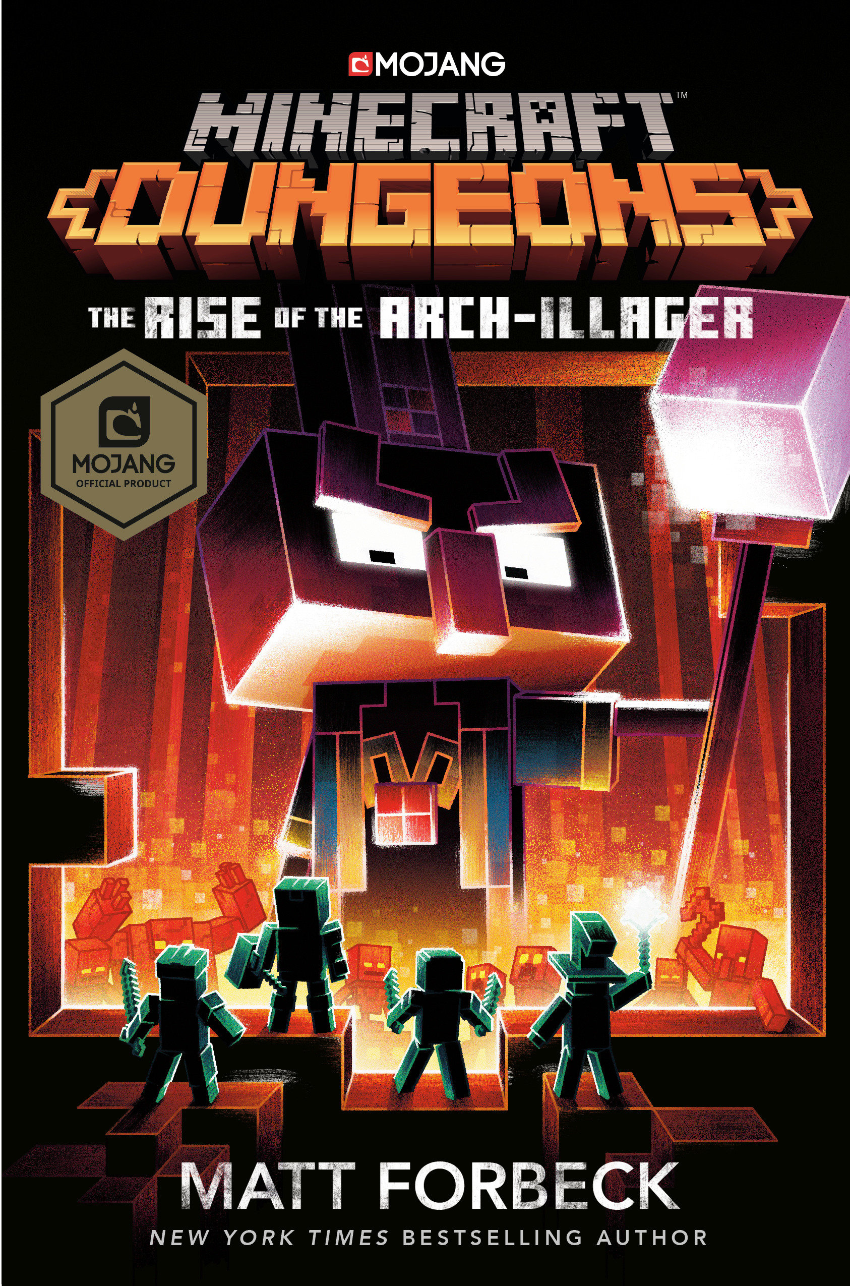 Minecraft Hardcover Book Volume 11 Dungeons The Rise of the Arch-Illager