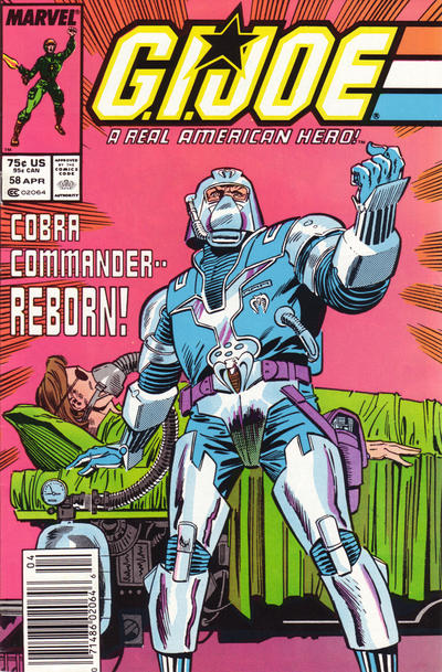 G.I. Joe, A Real American Hero #58 [Newsstand]-Very Fine (7.5 – 9)