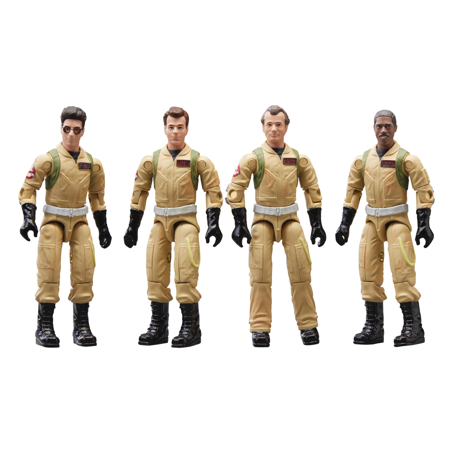 Ghostbusters 40th Anniversary 3-3/4 Inch Plasma Pack O-Ring Action Figure 4pk