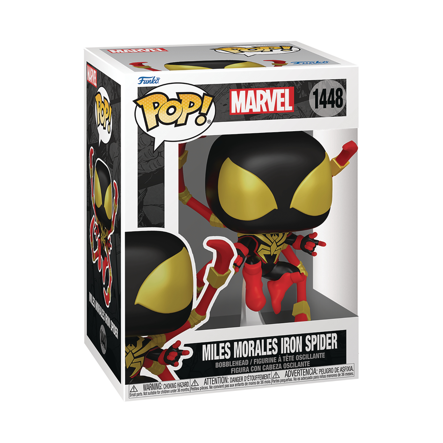 Pop Marvel Spider-Man Comics Miles Morales Iron Spider Vinyl Figure