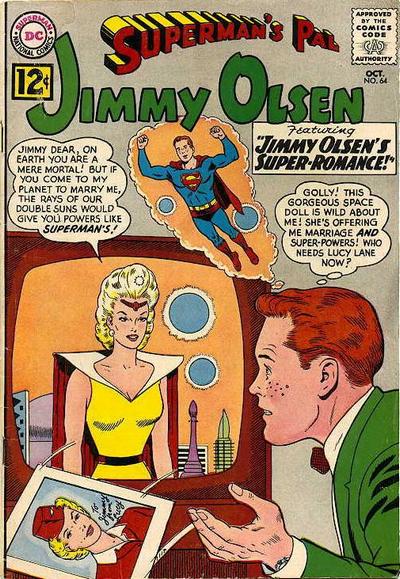 Superman's Pal, Jimmy Olsen #64 - Vg-, Stains