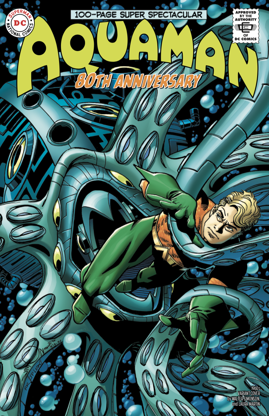 Aquaman 80th Anniversary 100-Page Super Spectacular #1 (One Shot) Cover D Simonson 1960s Variant