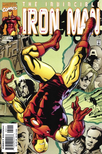 Iron Man #39 [Direct Edition]-Near Mint (9.2 - 9.8)