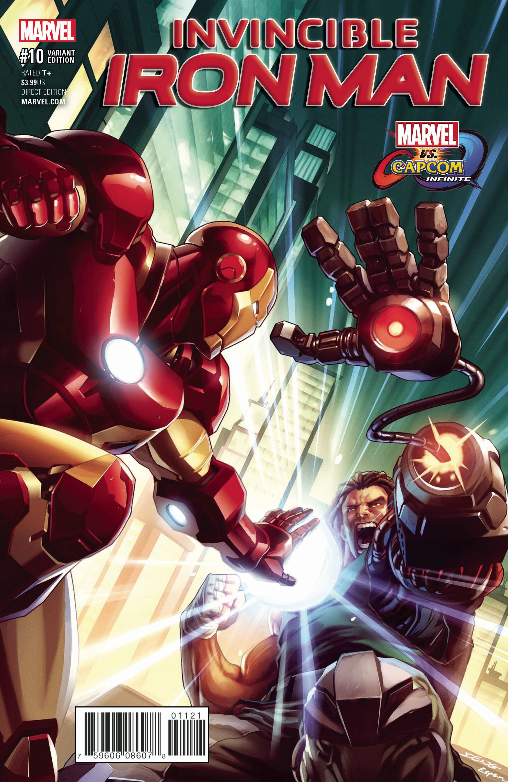 Invincible Iron Man #10 Marvel Vs Capcom Joe Ng Variant