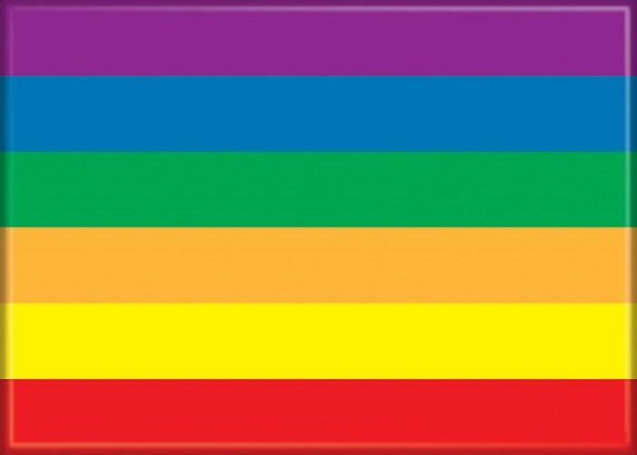 Pride Flag Phot Magnet