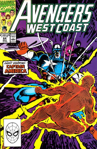 Avengers West Coast #64 [Direct]-Fine