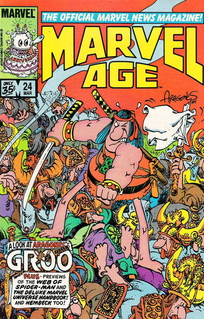 Marvel Age #24-Fine (5.5 – 7)