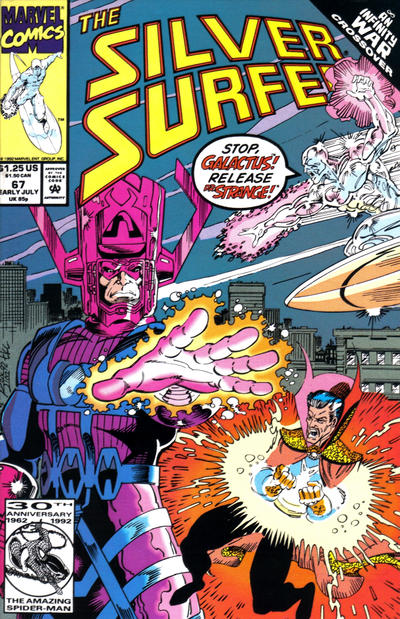 Silver Surfer #67 [Direct]-Fine (5.5 – 7)