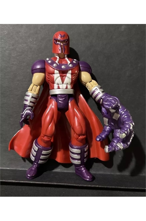 Toybiz 1997 Marvel Hall of Fame Unmasked Magneto 5" Action Figure