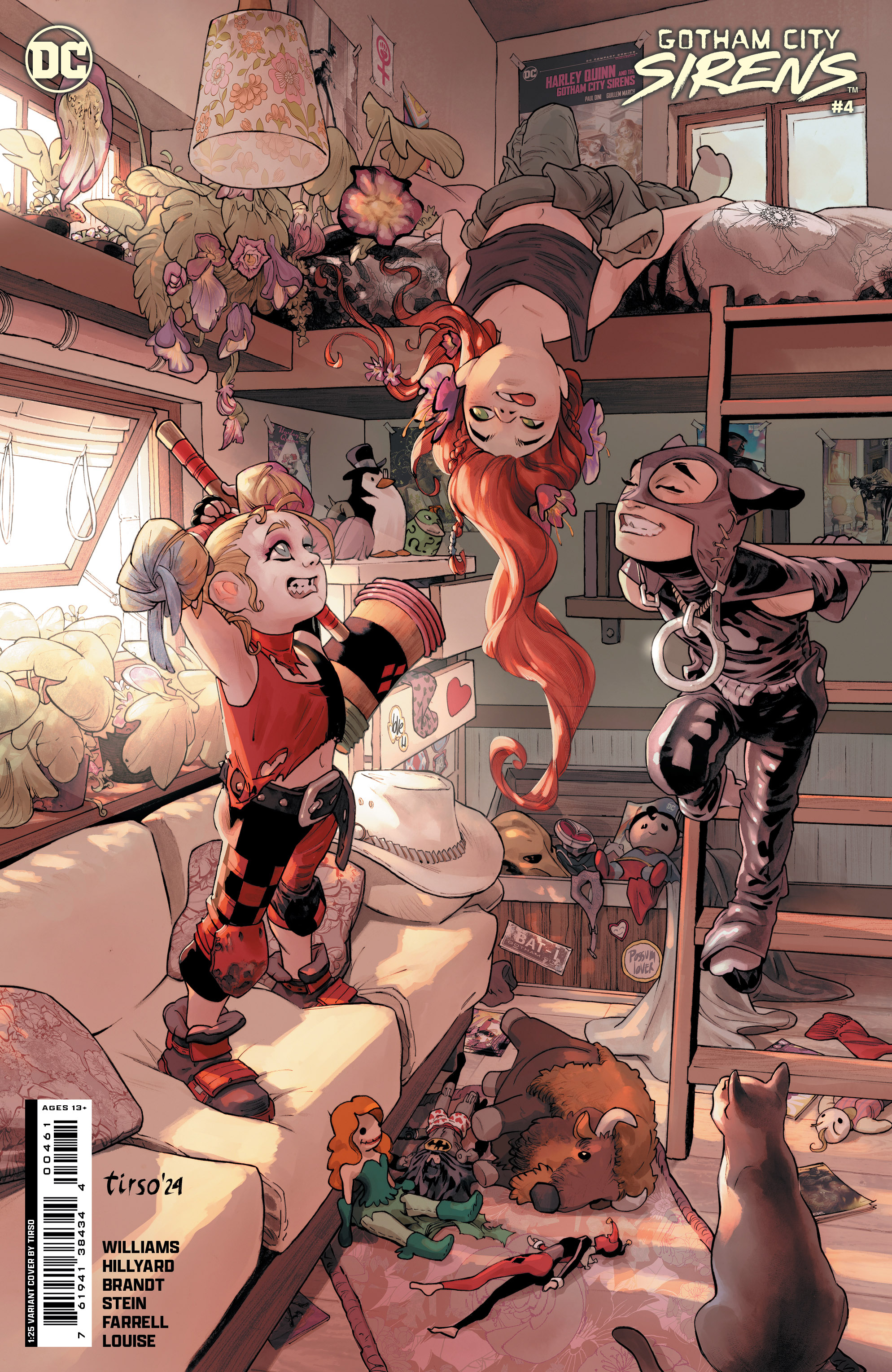 Gotham City Sirens #4 Cover F 1 for 25 Incentive Tirso Cons Card Stock Variant (Of 4)