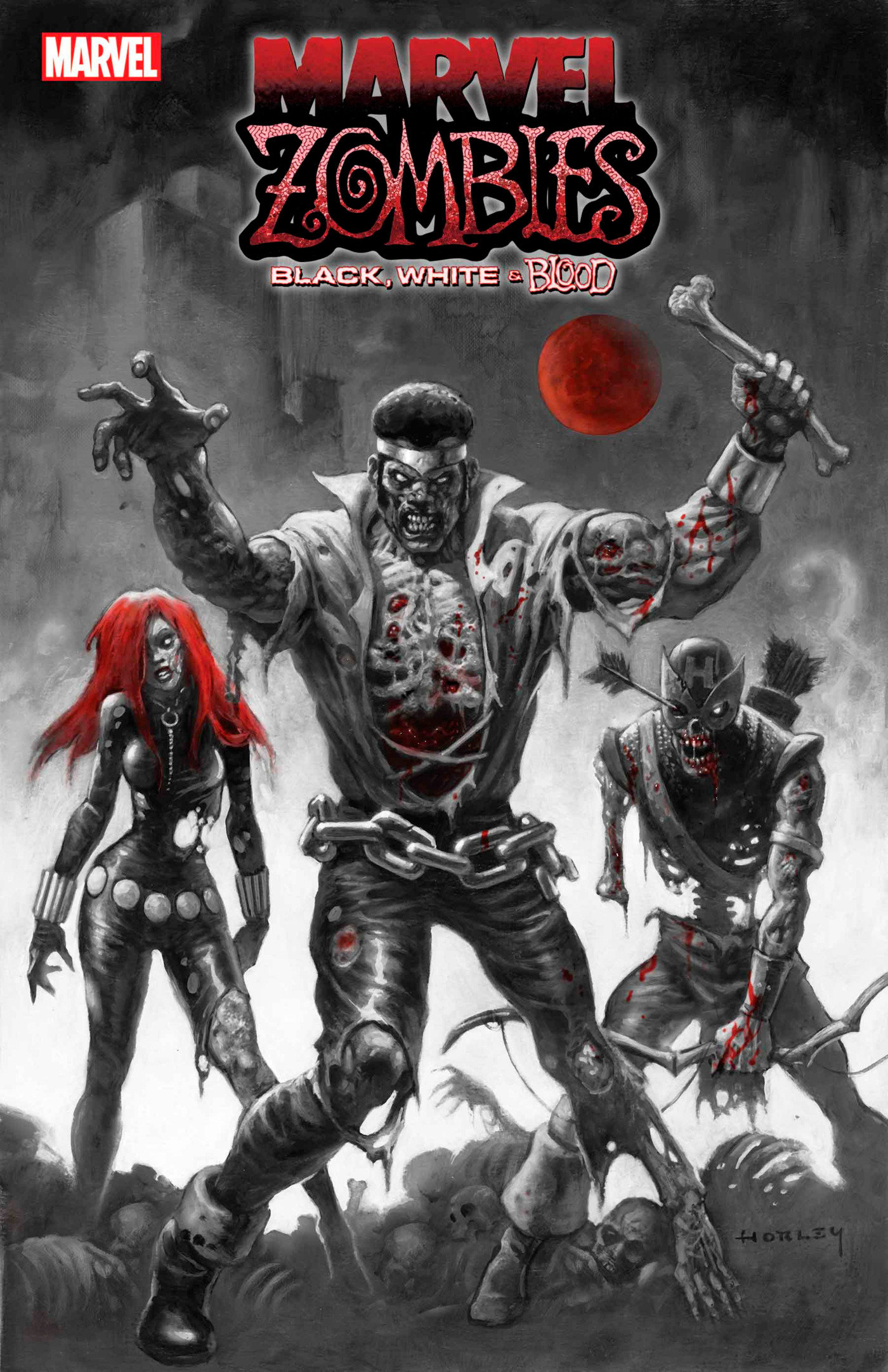 Marvel Zombies Black, White & Blood #3 Alex Horley Variant