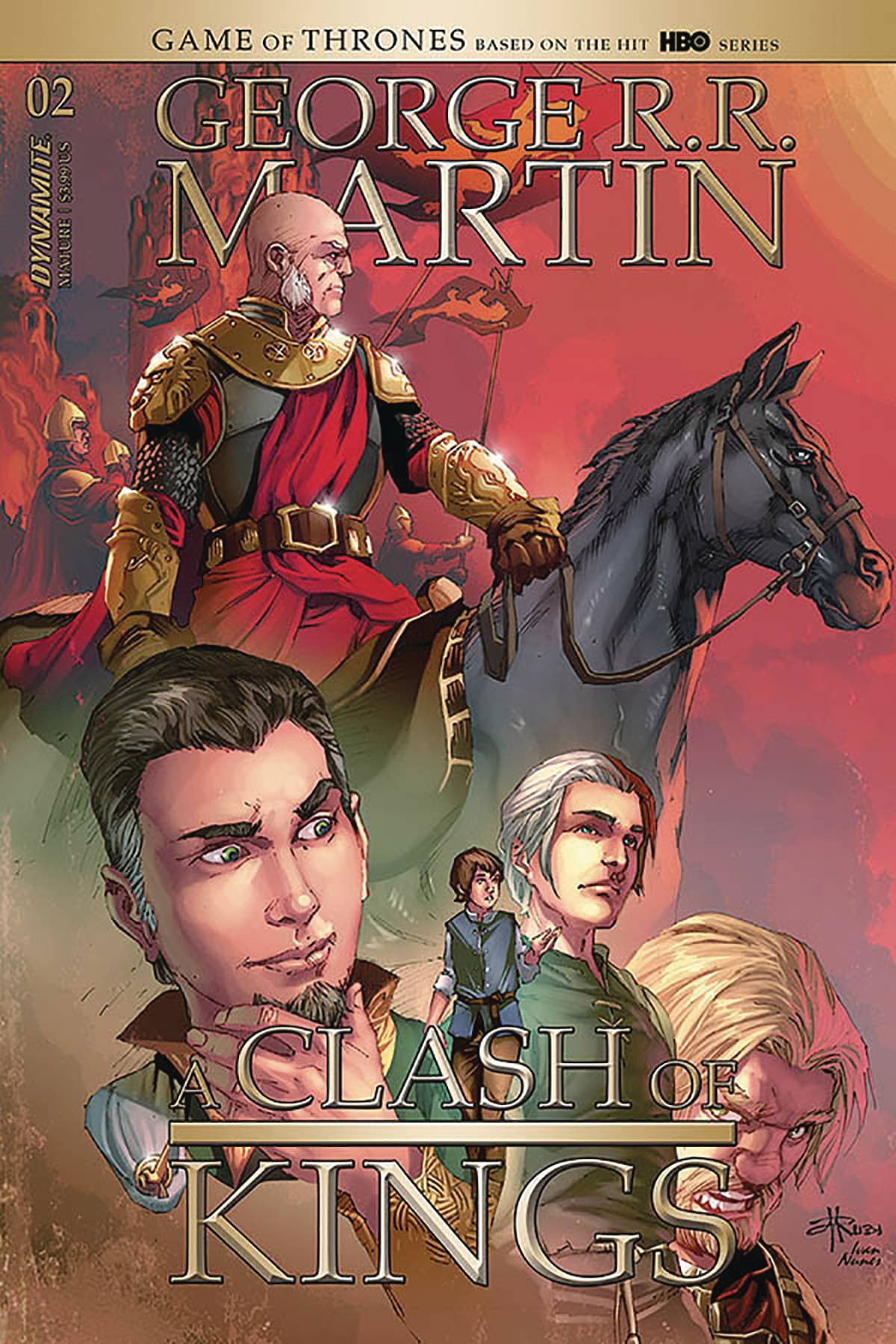 George Rr Martin A Clash of Kings #2 Cover B Rubi (Mature)