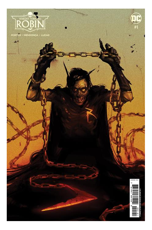 Knight Terrors Robin #1 Cover E 1 For 25 Incentive Sam Wolfe Connelly Card Stock Variant (Of 2)