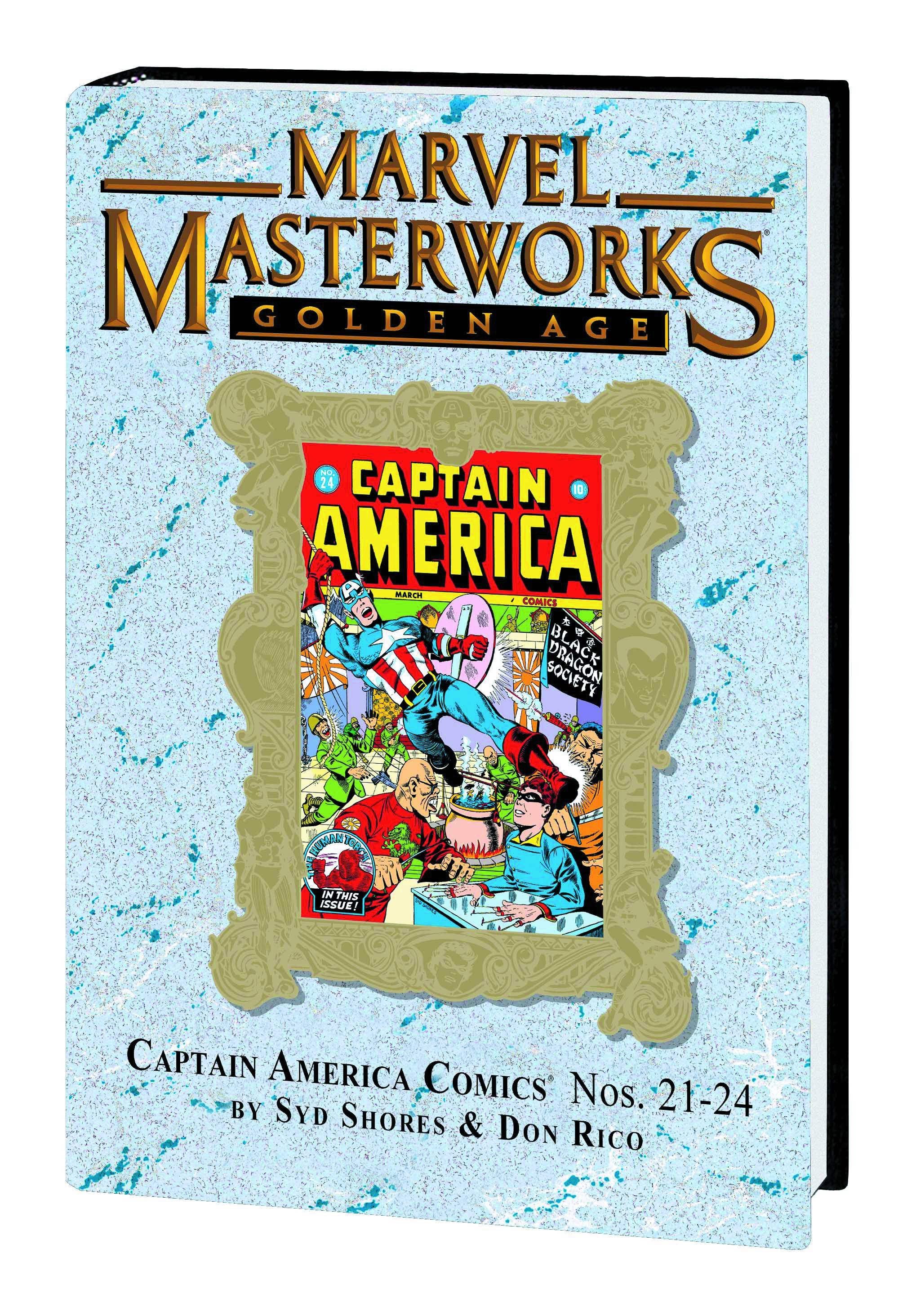 Marvel Masterworks Golden Age Captain America Hardcover Volume 6 Direct Market Variant Edition 189