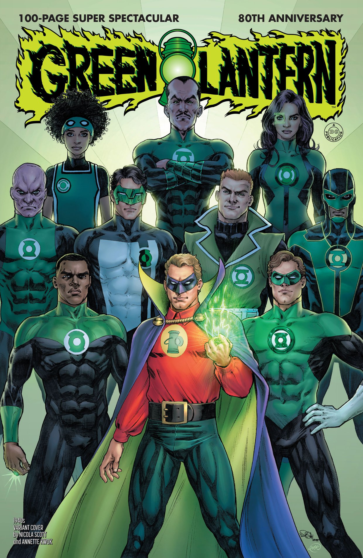 Green Lantern 80th Anniversary 100 Page Super Spectacular #1 1940s Variant Edition