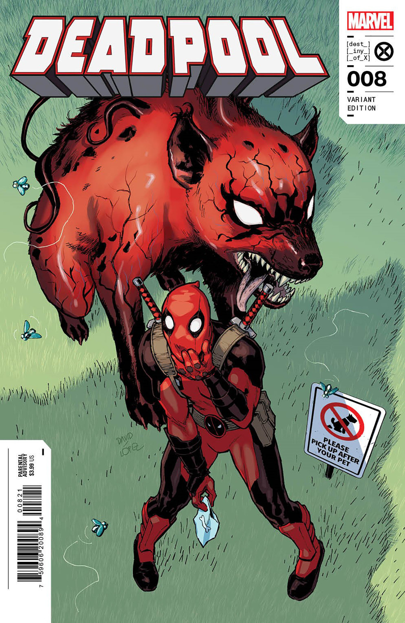Deadpool #8 David Lopez Variant
