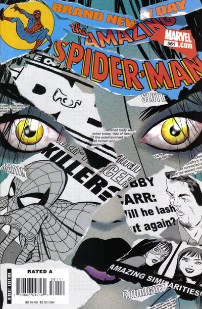 The Amazing Spider-Man #561 [Direct Edition] - Vf- 