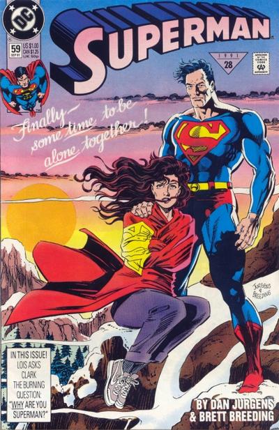 Superman #59 (1987) [Direct]-Fine (5.5 – 7)