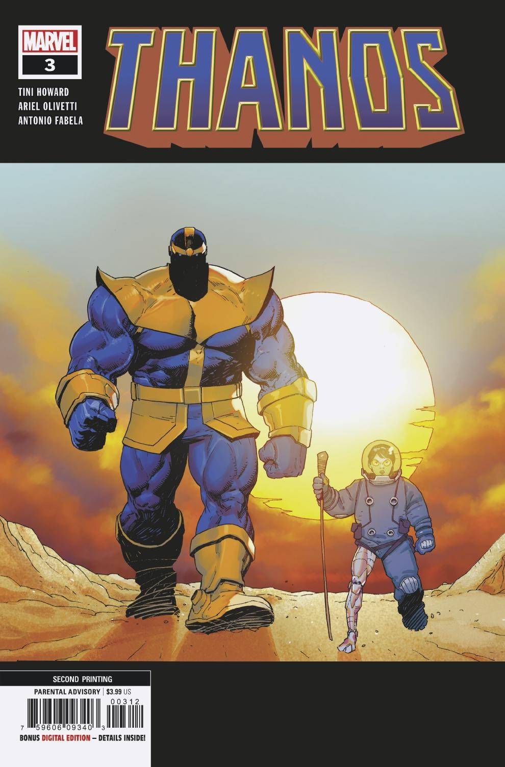 Thanos #3 2nd Printing Olivetti Variant (Of 6)