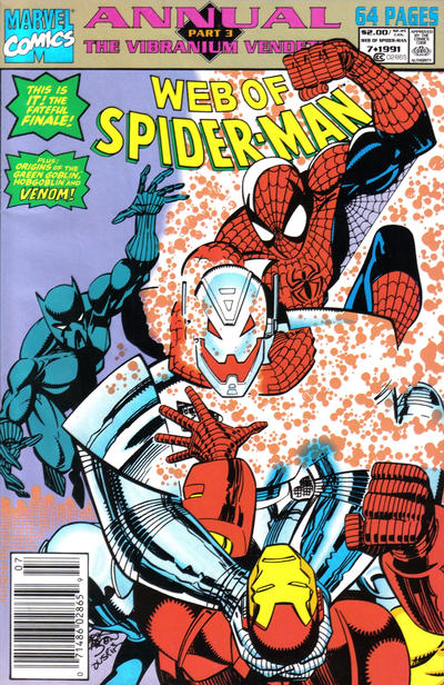 Web of Spider-Man Annual #7 [Newsstand]-Very Good (3.5 – 5)