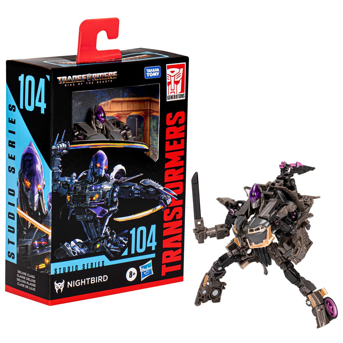 Transformers Studio Series ROTB Deluxe Nightbird Action Figure