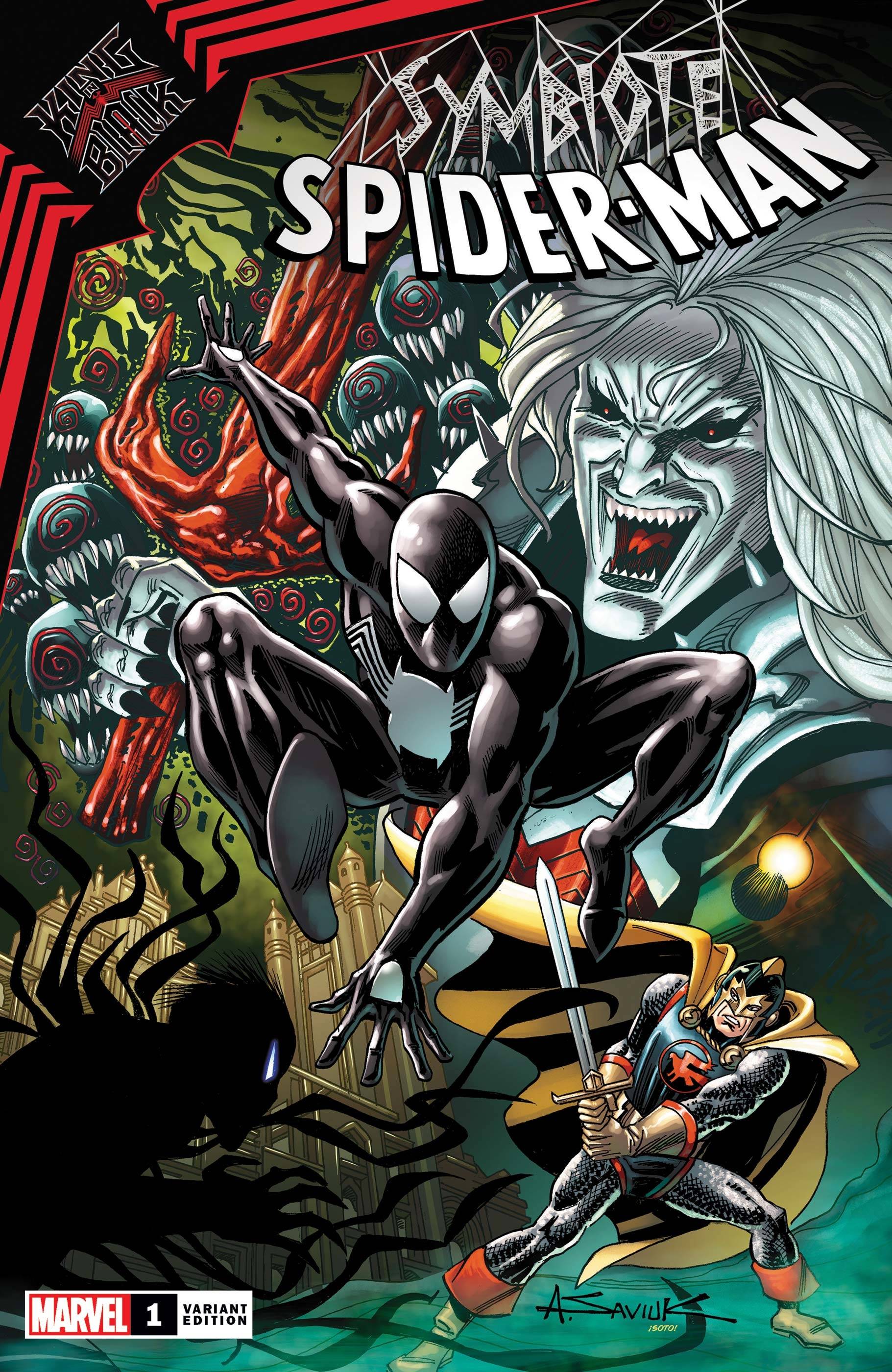 Symbiote Spider-Man King In Black #1 Saviuk Variant