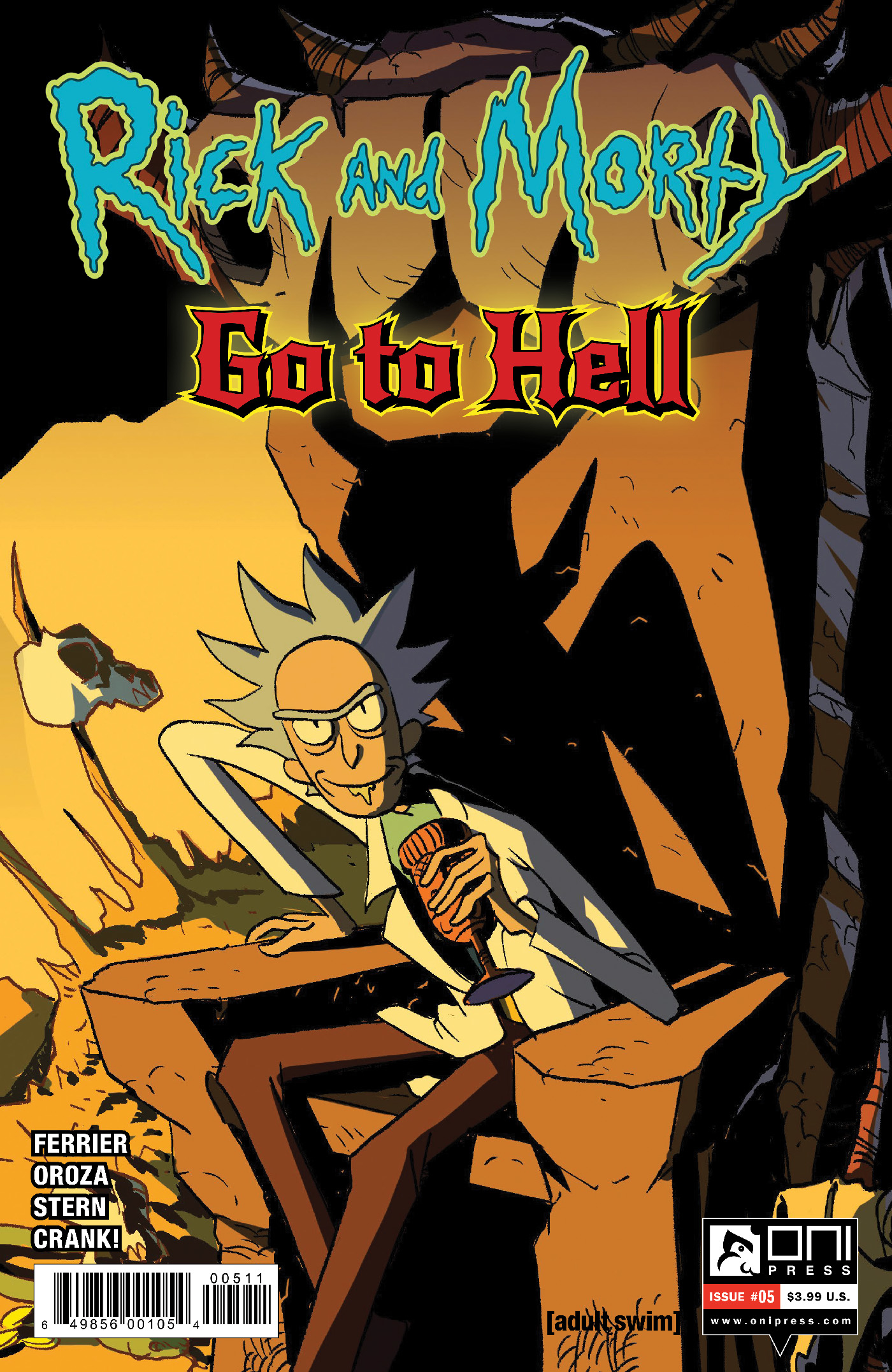 Rick and Morty Go To Hell #5 Cover A